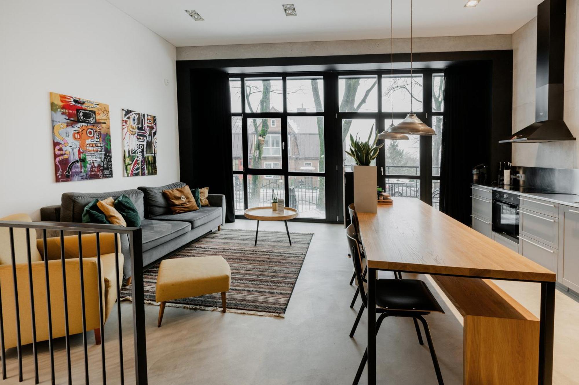 Modern And Spacious Loft Type Apartment 8 With Free Private Parking By "Owl Jazz Apartments" Kaunas Exterior foto